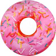 🍩 premium soft flannel round pink glazed donut blanket - zulay (60 inch) giant donut blanket for indoors, outdoors, travel, home and more - novelty blanket for adults and kids logo