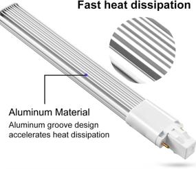 img 2 attached to 🔌 HengBo 2 Pin Replacement Horizontal Recessed: Upgrade Your Lighting Fixture