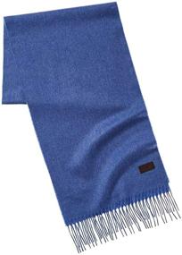 img 1 attached to Mens Cashmere Scarf Italian Freeman Men's Accessories and Scarves