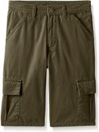 🩳 top-rated wrangler authentics boys classic adrean cargo shorts - unbeatable quality and style logo