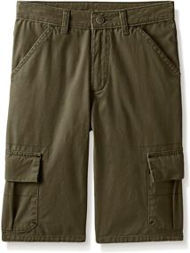 img 4 attached to 🩳 Top-rated Wrangler Authentics Boys Classic Adrean Cargo Shorts - Unbeatable Quality and Style