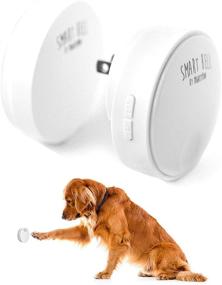 img 4 attached to 🐾 Могучая лапа Смарт-звонок 2.0 - улучшенный дверной звонок для собак с кнопкой супер-легкого нажатия