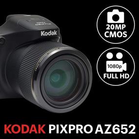 img 3 attached to 📷 Kodak PIXPRO Astro Zoom AZ652-BK: Мощная цифровая камера 20 МП с 65-кратным оптическим зумом и 3-дюймовым ЖК-дисплеем (черная)