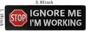 img 3 attached to 🐾 No Touch, No Talk: Service Dog Working Patches - Military-grade Tactical Morale Embroidered Patch with Fastener Hook and Loop Backing