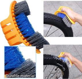 img 2 attached to 🚲 Bike Cleaner Tool Kit - Complete 9 Piece Set for Effortless Bicycle Chain Cleaning and Rust Blot Removal