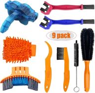 🚲 bike cleaner tool kit - complete 9 piece set for effortless bicycle chain cleaning and rust blot removal логотип