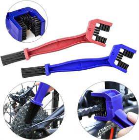 img 1 attached to 🚲 Bike Cleaner Tool Kit - Complete 9 Piece Set for Effortless Bicycle Chain Cleaning and Rust Blot Removal