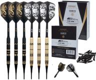 🎯 cuesoul jazz - soft tip darts set 19g with ak5 flights & 36pc plastic tips for electronic dart board - ultimate precision and versatility logo