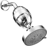 esow high output shower head with multi-stage filter for hard water, chlorine & fluoride removal, vitamin c infused for improved skin, hair, and nails logo