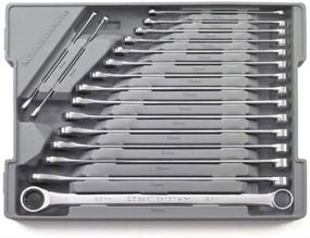 img 4 attached to Набор гаечных ключей GEARWRENCH 17 штук GearBox 12 точек 🔧 XL двойная головка с ручкой-трещоткой, метрическая - 85989