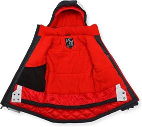img 3 attached to Graphite Arctic Quest Hooded Puffer
