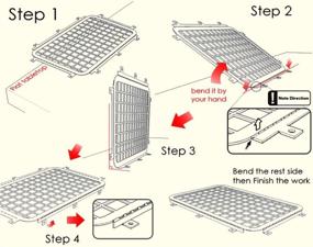 img 2 attached to 🔒 Enhance Your 1/10 RC Crawler Car with VGEBY1 Metal Window Protective Net