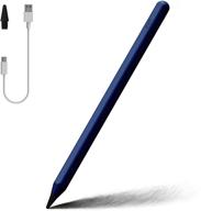 palm rejection tilt sensitive stylus pencil for apple ipad (2018-2021) 6/7/8/9th gen/ipad pro 11 ✍️ (1st/2nd gen)/ipad pro 12.9 (3rd/4th gen)/air 3&4/mini 5&6 - precise writing drawing active digital stylus pen logo