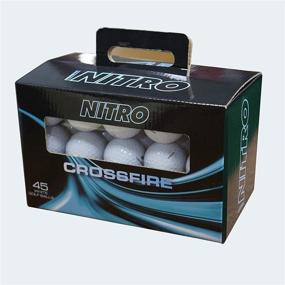 img 3 attached to 🏌️ Nitro Crossfire Golf Balls - 45 Pack of Golf Balls