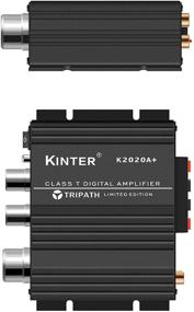 img 1 attached to Kinter K2020A+ Limited Edition Tripath TA2020-020 Class-T Hi-Fi Audio Mini 🔊 Amplifier - 12V 5A Power Supply - Black: Review & Buy Now