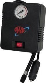 img 2 attached to Enhanced AAA 12V DC Mini Air Compressor - Tire Inflator Featuring Integrated Pressure Gauge