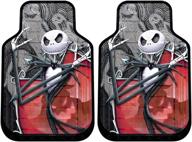 plasticolor nightmare before christmas nbc ghostly front 👻 floor mats pair - universal fit for car, truck, suv logo