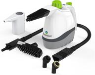 🔥 highly effective handheld steam cleaner - steamfast sf-210 with 6 accessories, in white logo