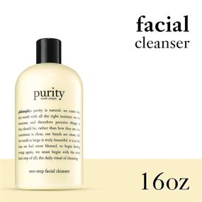 img 3 attached to 🧴 Optimize Your Skin with Philosophy Purity Made Simple One Step Facial Cleanser - 472ml/16oz