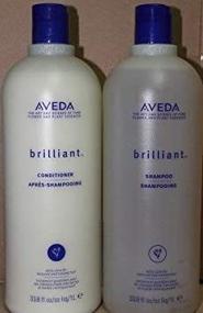 img 1 attached to Aveda Brilliant Shampoo and Conditioner Duo Liter - 33.8 oz Each