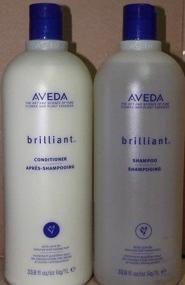 img 2 attached to Aveda Brilliant Shampoo and Conditioner Duo Liter - 33.8 oz Each