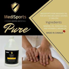 img 2 attached to 🌿 1 Gallon MEDISPORTS Pure Massage Oil: Ideal for Spa and Wellness Centers