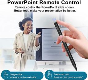 img 3 attached to 🖊️ Uogic Surface Stylus Pen – Bluetooth Remote Control, Shortcuts, 4096 Pressure Levels, Magnetic Attachment, Rechargeable