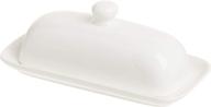 🧈 norpro porcelain butter dish with lid logo