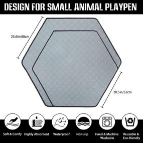 img 3 attached to YGCASE Hexagonal Absorbent Leak Proof Chinchilla