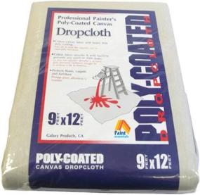 img 1 attached to 🔒 Protective Polycoated Drop Cloth in 9x12 Feet by Paint Essentials - CDC912