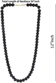 img 1 attached to 📿 Efulgenz Faux Pearl Handmade Chain Necklace Strand Beaded Indian Jewelry for Women and Girls