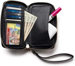 img 2 attached to Claasico Womens Wristlet Receipt Organizer Women's Handbags & Wallets