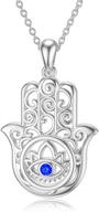 pelovny necklace sterling pendant protection logo