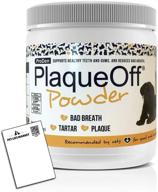 🦷 plaqueoff powder 420g: promotes healthy teeth, fresh breath & gums for cats and dogs logo