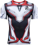 ๐ endgame quantum war men's compression shirt: short sleeve 3d print t-shirt for enhanced performance logo