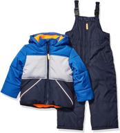 oshkosh b'gosh boys' ski jacket and snowbib snowsuit set logo