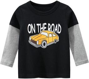 img 3 attached to 🧒 Adorable Toddler Boys' Clothing: T-Shirts, Sweatpants & Tracksuits