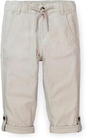 img 4 attached to 👖 Hope Henry Boys Rolled Drawstring Pants: Stylish & Comfortable Boys' Clothing