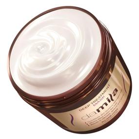 img 4 attached to 🌿 Damila Keratin Hair Mask: Deep Conditioning Treatment for Dry, Damaged Hair - Curly & Frizzy Hair Repair with Frizz Removal, Split End Restoration and Silkiness Enhancement - 16.9 Fl. Oz