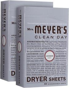 img 4 attached to 🌸 Сушилки Mrs. Meyer's Clean Day с лавандой - 2 шт (80 шт) - Эффективный кондиционер для ткани