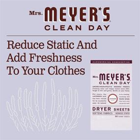 img 1 attached to 🌸 Сушилки Mrs. Meyer's Clean Day с лавандой - 2 шт (80 шт) - Эффективный кондиционер для ткани