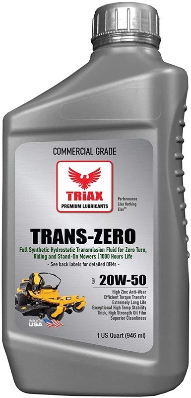 triax 합성 수압 변속기 zero turn 로고