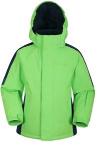 img 4 attached to 🧥 Raptor Boys Snow Jacket for Kids, Girls - Winter Ski Coat by Mountain Warehouse