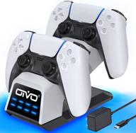 🎮 oivo ps5 controller charging station - 2-hour fast charging docking station with ac adapter for playstation 5 dualsense controllers logo
