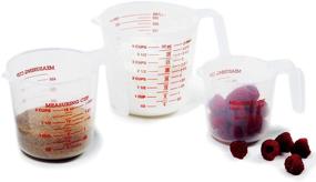 img 1 attached to 🥛 Norpro Plastic Measuring Cup with 4-Cup Capacity