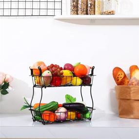 img 3 attached to 🥦 JOMAY Kitchen Countertop Vegetable Storage Solution