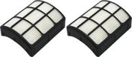 🔍 2 pack replacement hepa filter f86 for dirt devil vacuum cleaners by green label brand (comparable to 440006419) логотип