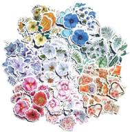 deseaco floral stickers pack for journaling: aesthetic daisy, sunflower, 🌼 and botanical artsy stickers for scrapbooking, cute stationery for bullet journaling planner logo