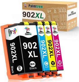 img 4 attached to 🖨️ Palmtree Compatible Ink Cartridge Replacement for HP 902XL 902 XL Ink Cartridge - Works with HP Officejet Pro 6978, 6968, 6962, 6958, 6970 - HP 902 Ink Cartridge Printers (4 Packs)