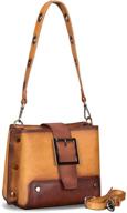 genuine leather crossbody shoulder convertible women's handbags & wallets logo
